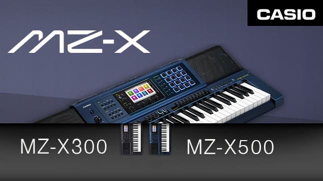 Новинка от Casio! В наличии продвинутые интерактивные синтезаторы серии MZ