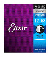 Струны для акустической гитары Elixir 11050 PolyWeb Light