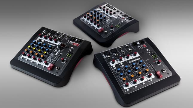 Новые аналаговые микшеры от Allen&Heath: ZED-6, ZED-6FX и ZEDi-8