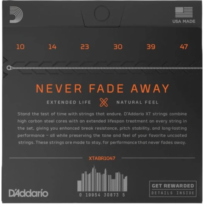 Струны для акустической гитары D'Addario XTABR1047