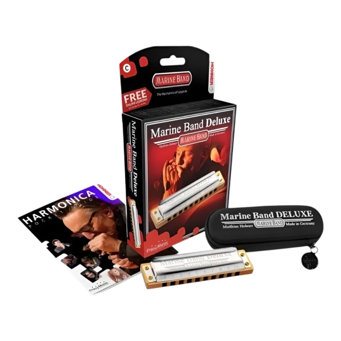 Губная гармошка  Hohner Marine Band Deluxе 2005/20 D (M200503X)