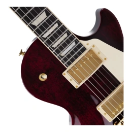 Электрогитара Gibson Les Paul Studio Gold Hardware Wine Red LPSTPSW25WRGH3