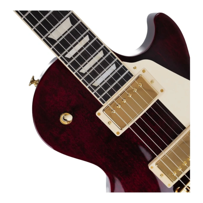 Электрогитара Gibson Les Paul Studio Gold Hardware Wine Red LPSTPSW25WRGH3