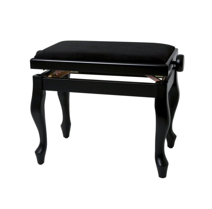 Банкетка для фортепиано Walnut matt / black seat Deluxe Classic Gewa 130320