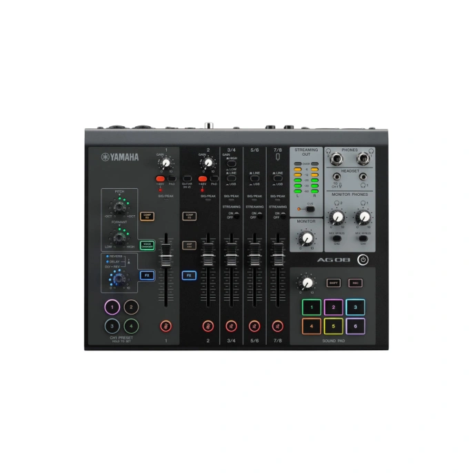 Микшер для прямой трансляции Yamaha AG08B