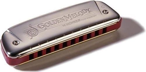 Губная гармошка Hohner GOLDEN MELODY 542/20 D M542036X