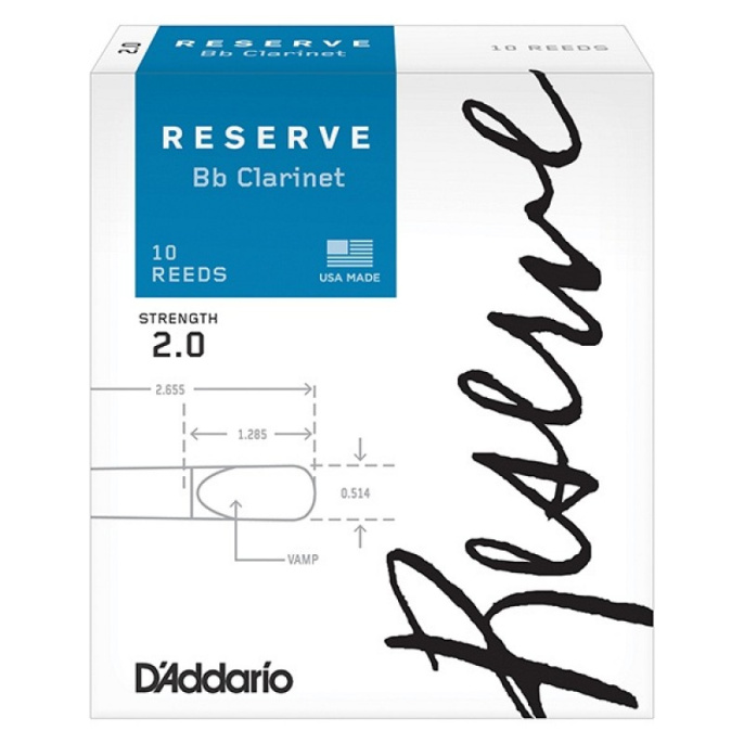 Трости для кларнета Bb Rico DCR1020