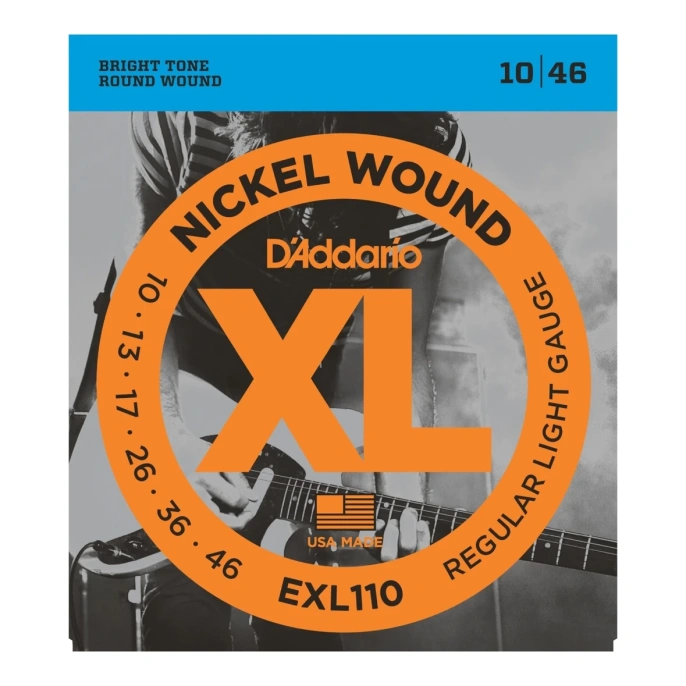 Струны для электрогитары D'addario EXL110 10-46