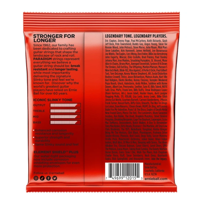 Струны для электрогитары Ernie Ball 2015 10-52