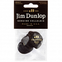 Набор медиаторов Dunlop 485P03HV Black Teardrop