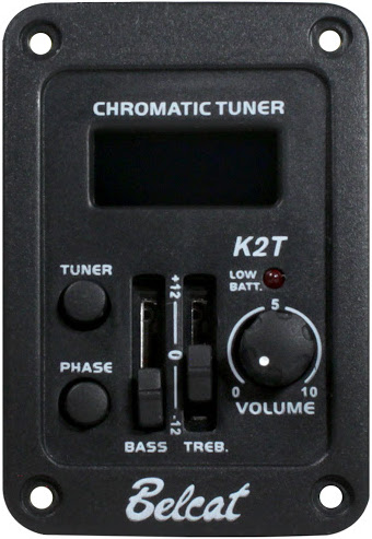 Эквалайзер для акустической гитары Belcat K2T