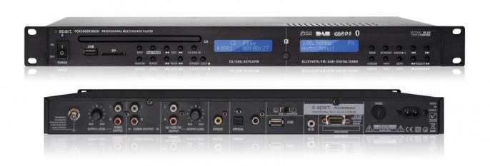 Проигрыватель CD/MP3/USB/SD APart PCR3000RMKIII