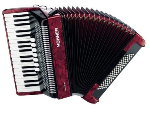 Аккордеон Hohner Bravo III 80 красный (A1643)