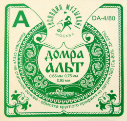 Струны для домры альт ''Господин Музыкант'' DA-4/80