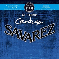 Струны для классической гитары Savarez 510AJ Alliance Cantiga Forte 656.227