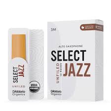 Трость для альт-саксофона D'Addario ORRS10ASX3M Unfiled Organic Select Jazz 3M