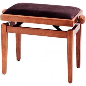 Банкетка для фортепиано Yew highgloss / brown seat GEWApure F900.558