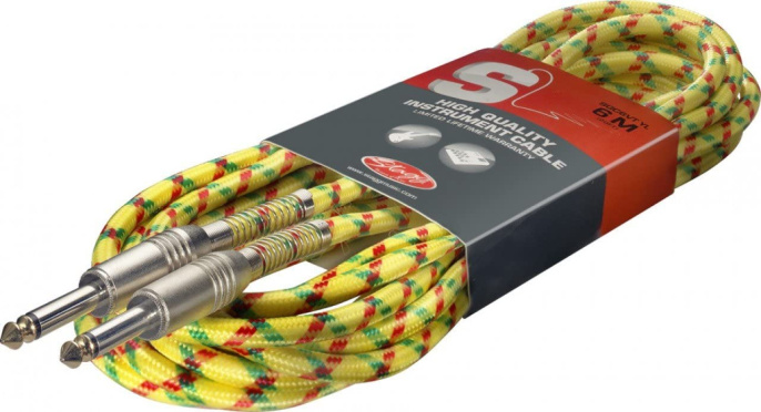 Кабель инструментальный Stagg SGC6VT YL