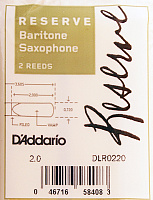 Трости для саксофона баритон Rico DLR0220