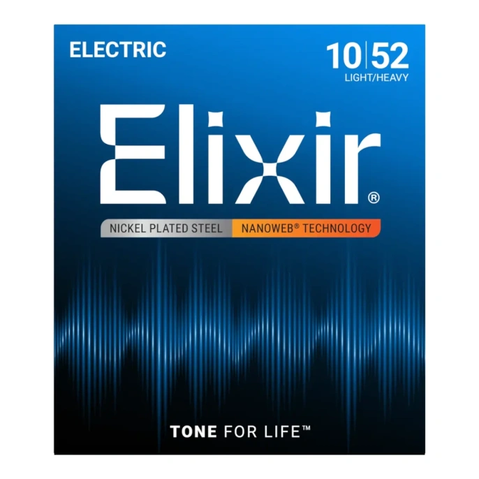 Струны для электрогитары Elixir Light-Heavy 10-52 NW