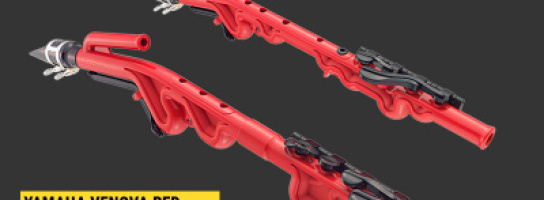 Лимитированная серия от Yamaha: духовые инструменты Venova в красном цвете!