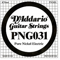Струна для электрогитары D’Addario PNG031