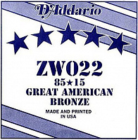 Струна для акустической гитары D’Addario ZW022
