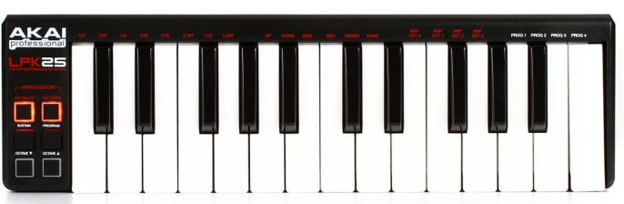 USB/MIDI контроллер Akai Pro LPK25 V2