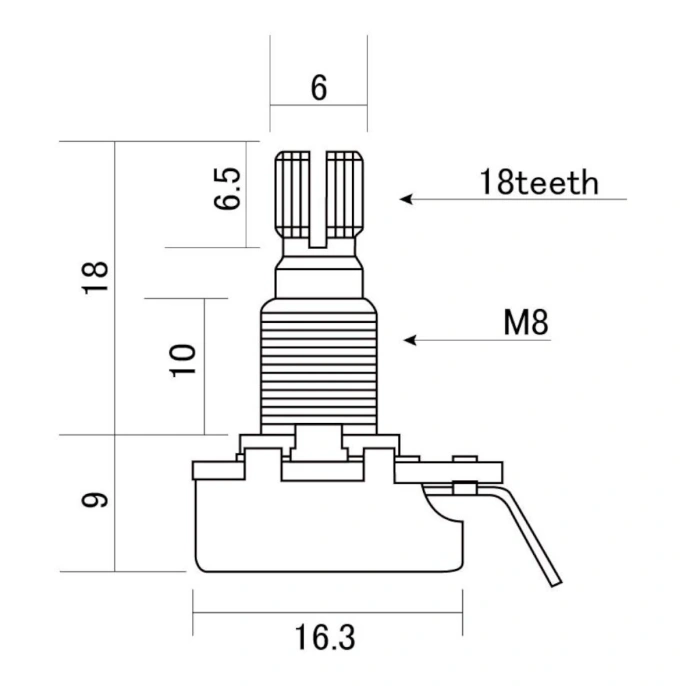 Потенциометр Alpha ALP-5001