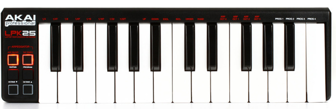 USB/MIDI контроллер Akai Pro LPK25 V2