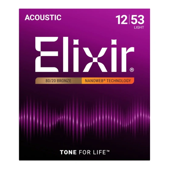 Струны для акустической гитары Elixir 11052 12-53