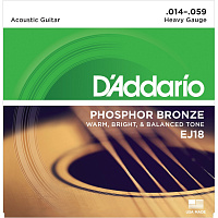 Струны для акустической гитары D’Addario EJ18