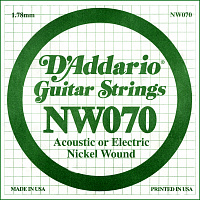 Струна для электрогитары D’Addario NW070