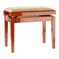 Банкетка для фортепиано Cherry tree highgloss/ beige seat Deluxe Gewa 130090