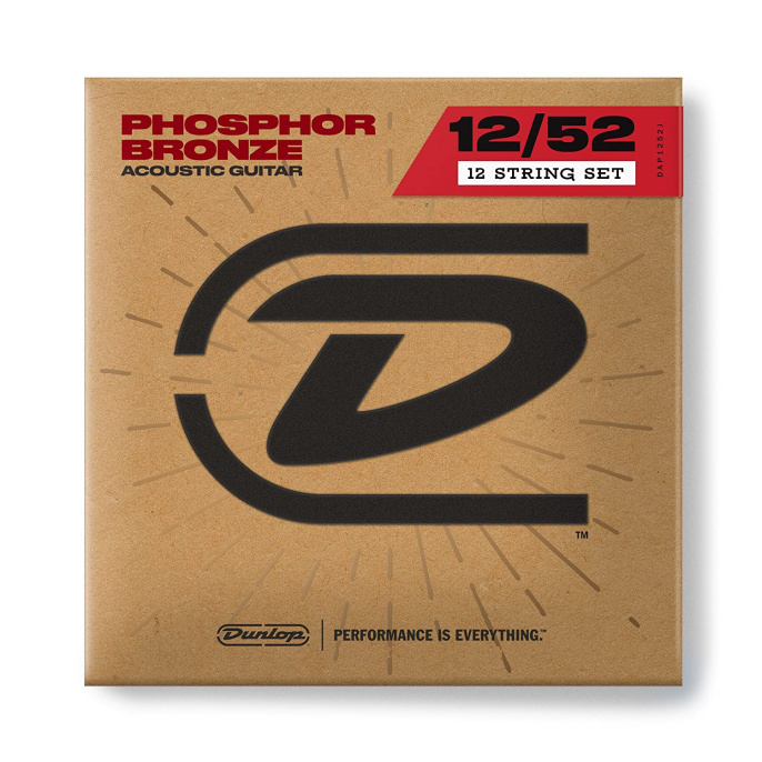 Струны для акустической гитары Dunlop DAP1252J 12-52