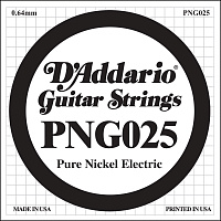 Струна для электрогитары D’Addario PNG025
