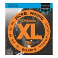 Струны для бас-гитары D'Addario EXL160-5 50-135