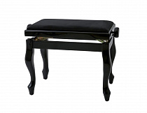 Банкетка для фортепиано Black highgloss / black seat Deluxe Gewa 130330