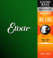 Струны для бас-гитары Elixir 14207 45-135 5-String