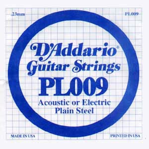 Струна для гитары D'Addario PL009
