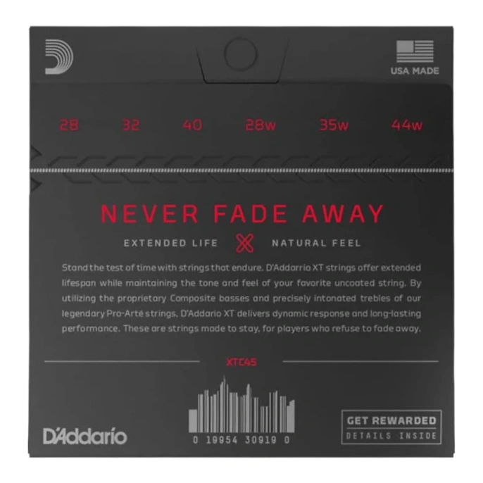 Струны для классической гитары D'Addario XTC45