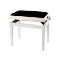 Банкетка для фортепиано White matt / black seat Deluxe GEWA 130020