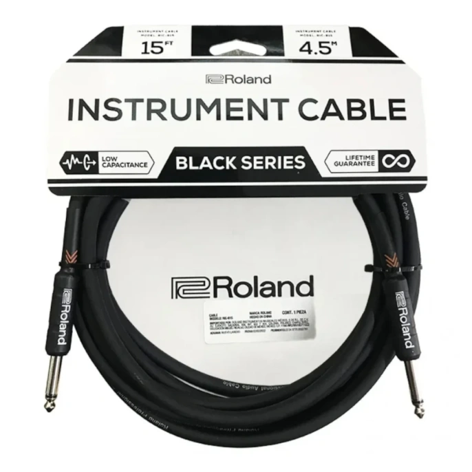 Кабель инструментальный Roland Black RIC-B15