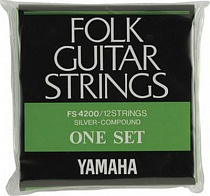 Струны для акустической гитары Yamaha  FS4200
