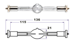 Газоразрядная металлогалогеновая лампа Xenpow HMQ 575/2