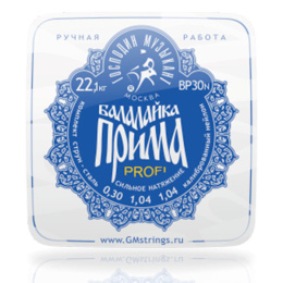 Струны для балалайки прима ''Господин Музыкант'' BP30N
