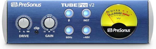 Микрофонно-инструментальный предусилитель Presonus TubePRE V2