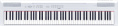Цифровое фортепиано Yamaha P-115WH