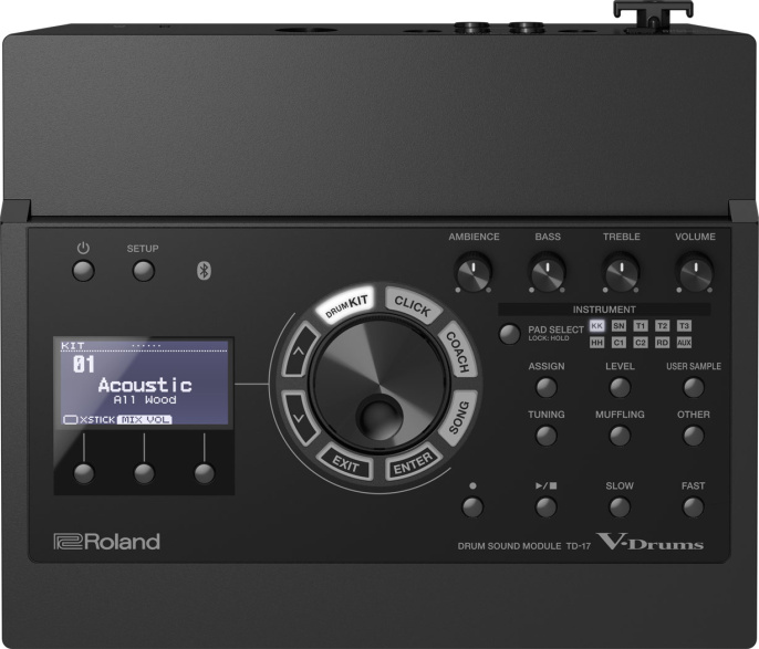 Электронная барабанная установка Roland TD-17K-L+MDS4V (с рамой)