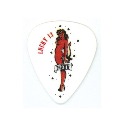 Набор медиаторов Dunlop L08R.73 Lucky 13 Hate Girl .73